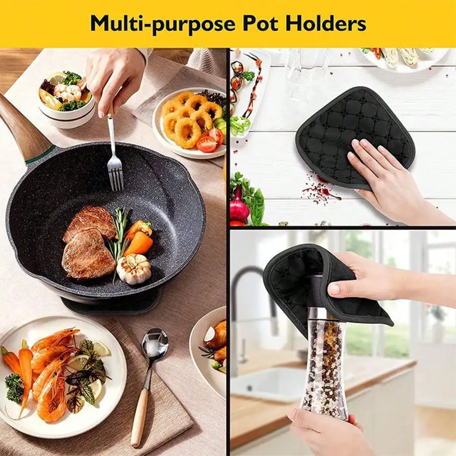 4PCS Silicone Kitchen Microwav - Heat Resistant Glove 评论和价格