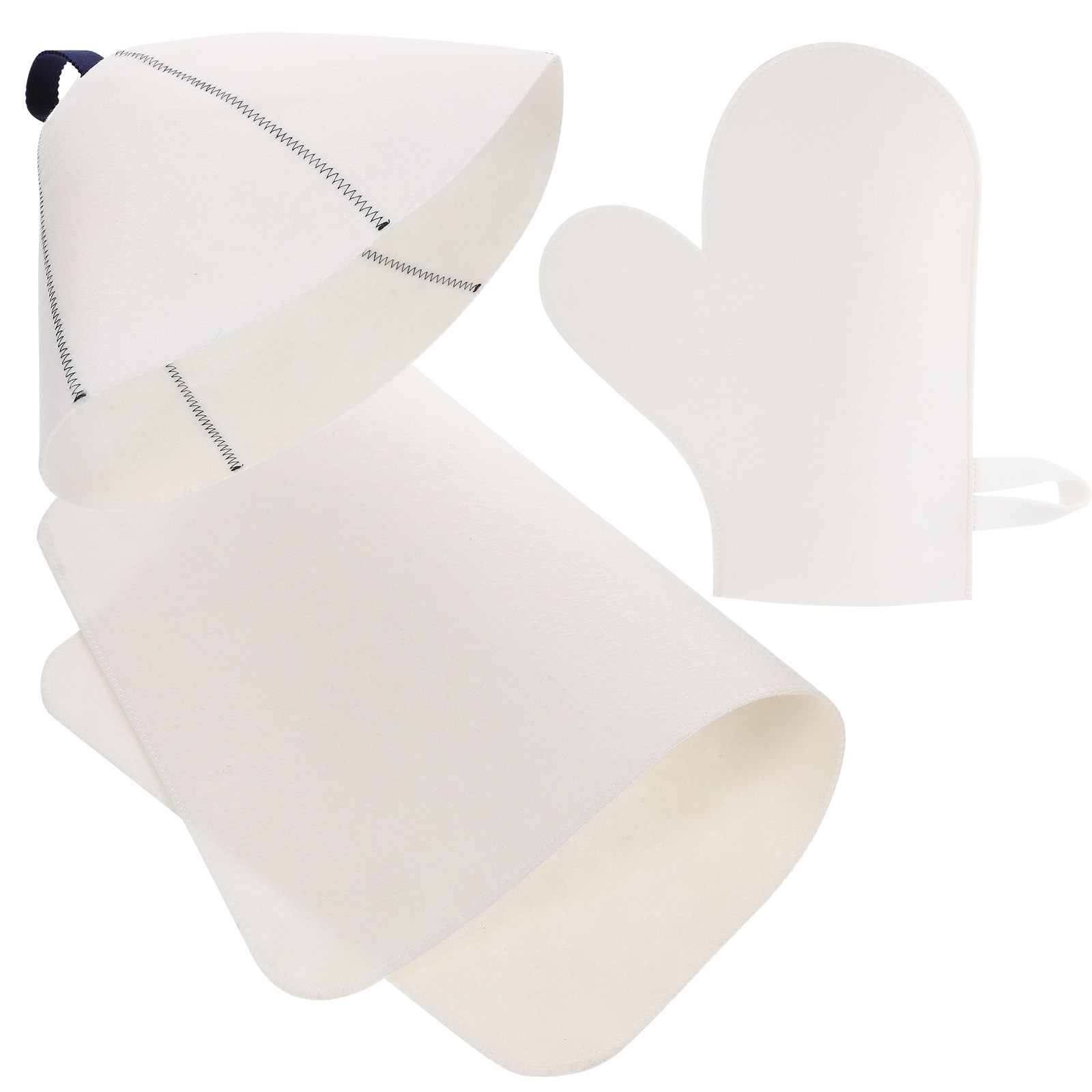 Felt Sauna Hat, Gloves & Mat S - Heat Resistant Glove 评论和价格