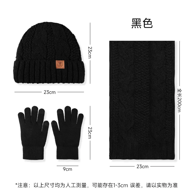 Winter Wool Hat Scarf Gloves S - Wool Glove Lined 评论和价格